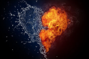 water, And, Fire, Love