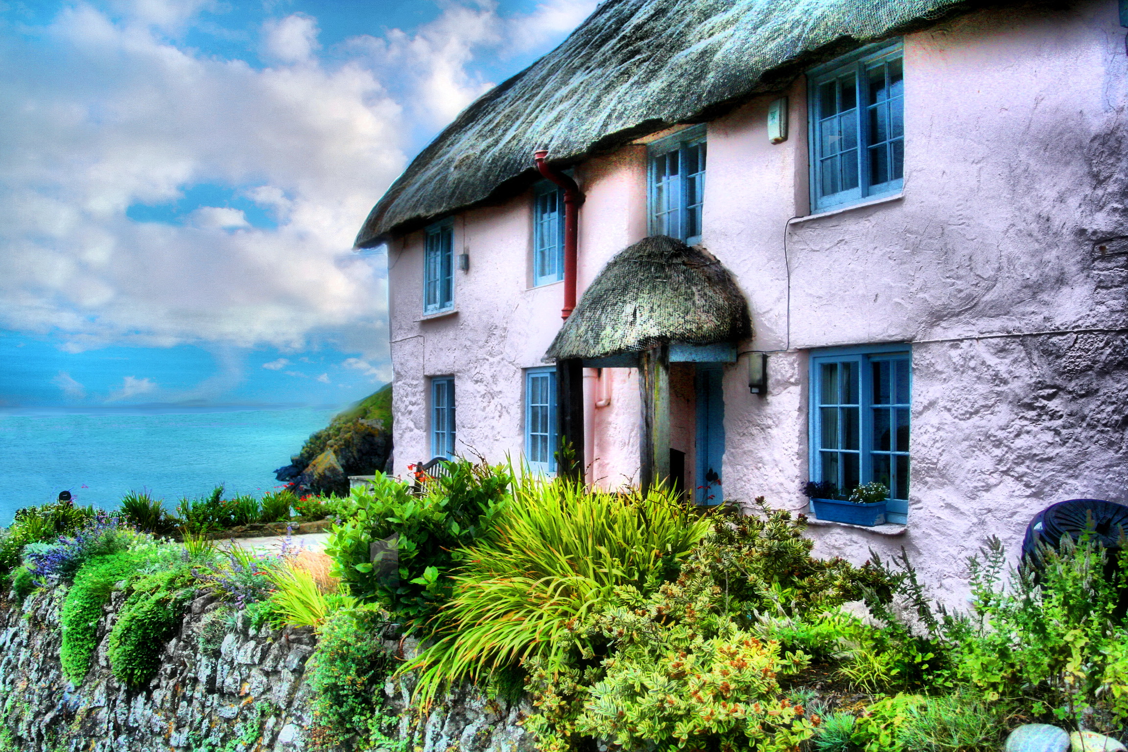 england, Houses, Cornwall, Hdr, Cities Wallpaper