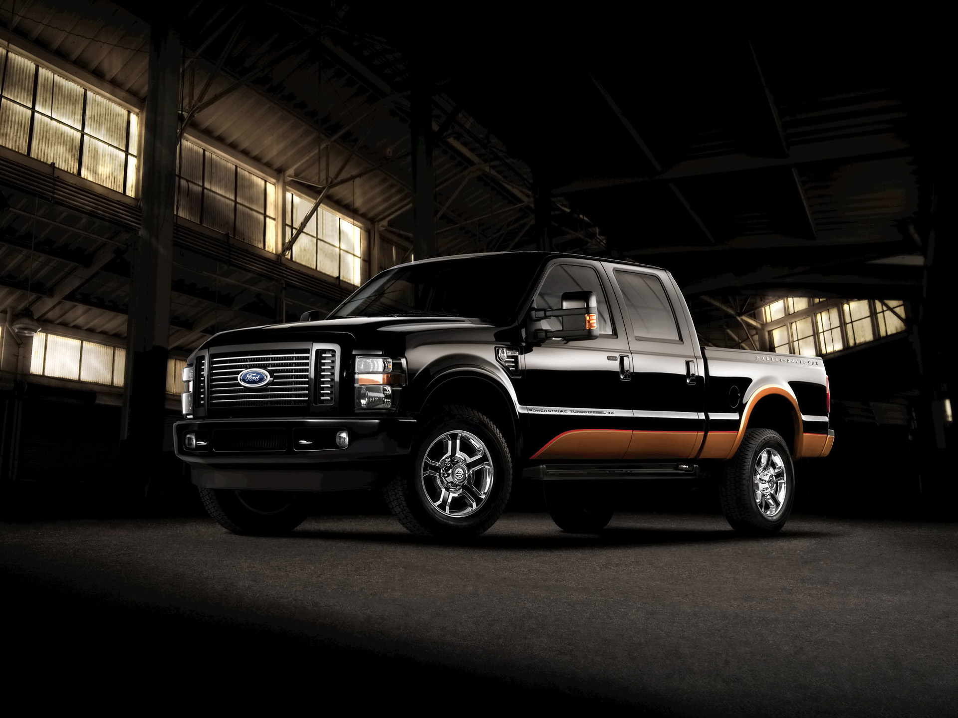 2008, Ford, Harley, Davidson, Truck, Muscle Wallpaper