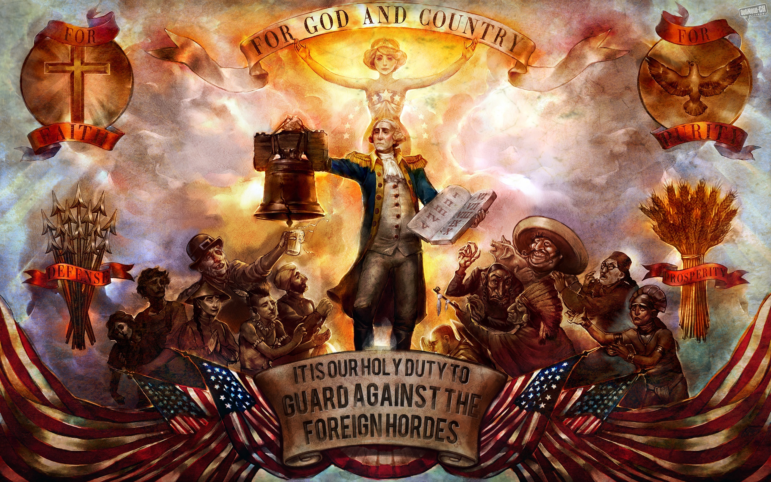 artwork, Bioshock, Infinite Wallpaper