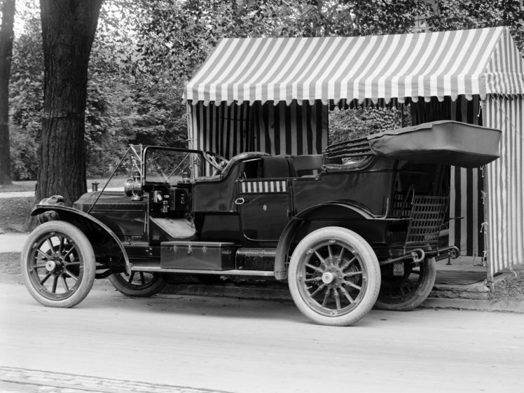 1909, Packard, Model 18, Touring, Retro HD Wallpaper Desktop Background