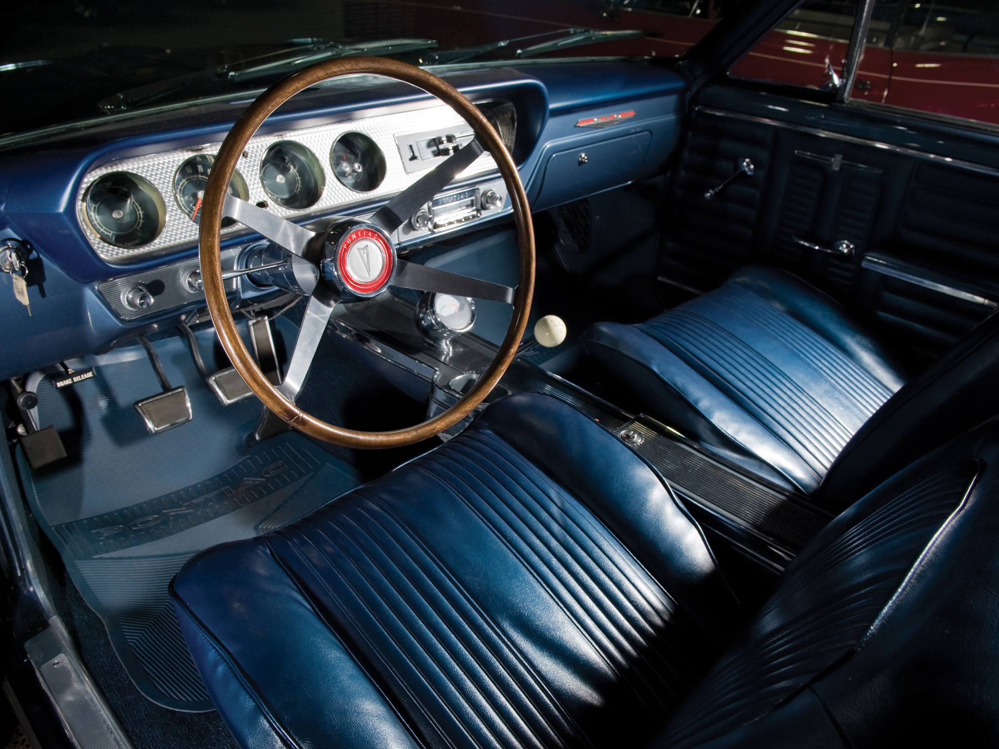 1964, Pontiac, Tempest, Lemans, Gto, Convertible, Muscle, Classic, Interior Wallpaper