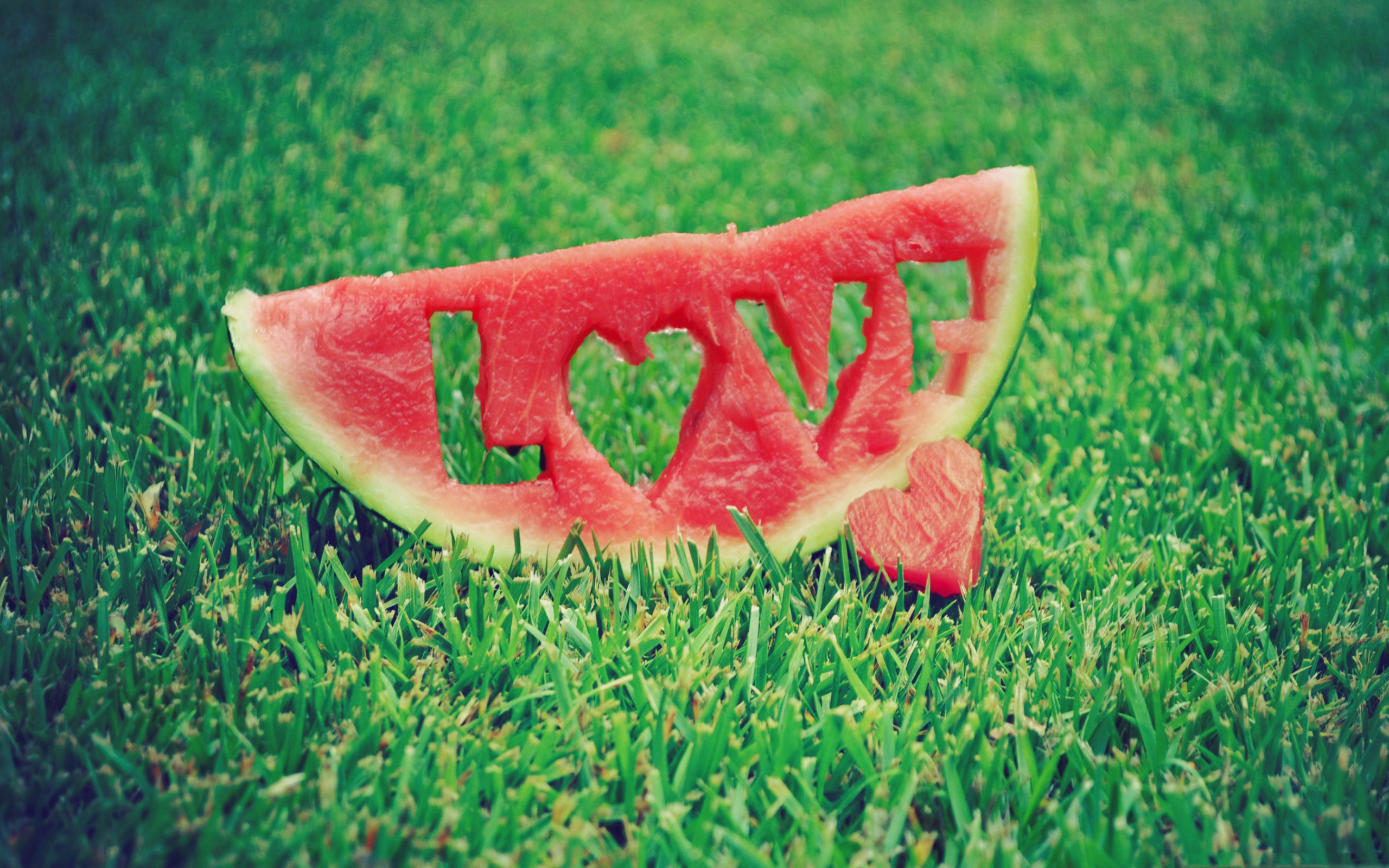 love, Watermelon Wallpaper