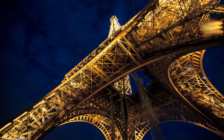 eiffel, Tower, Paris, Night, Tower HD Wallpaper Desktop Background
