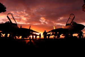 sunset, Aircraft, Aircraft, Carriers, Aviation