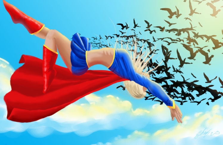 heroes, Comics, Supergirl, Fantasy, Girls, Superhero HD Wallpaper Desktop Background
