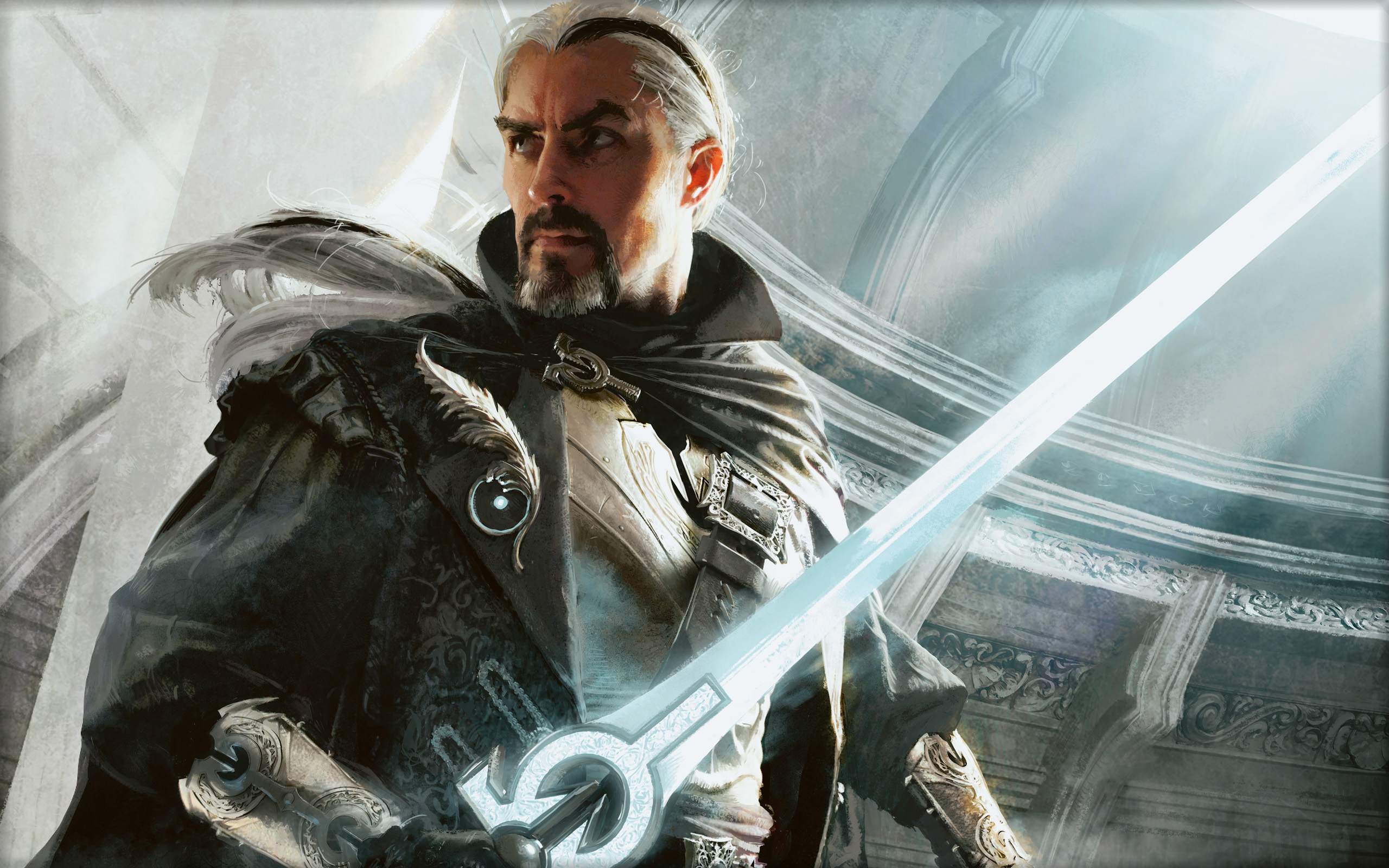 magic, The, Gathering, Drawing, Odric, Sword Wallpaper