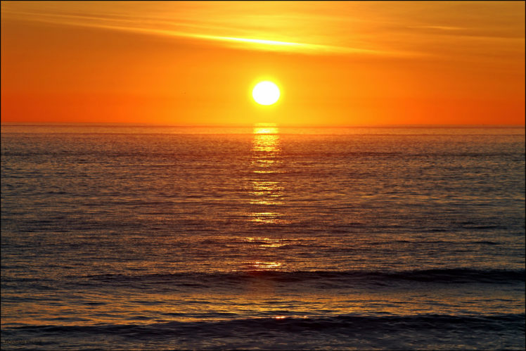 sea, Sunset, Sun, Sky HD Wallpaper Desktop Background