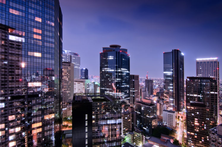 city, Metropolis, Tokyo, Japan HD Wallpaper Desktop Background