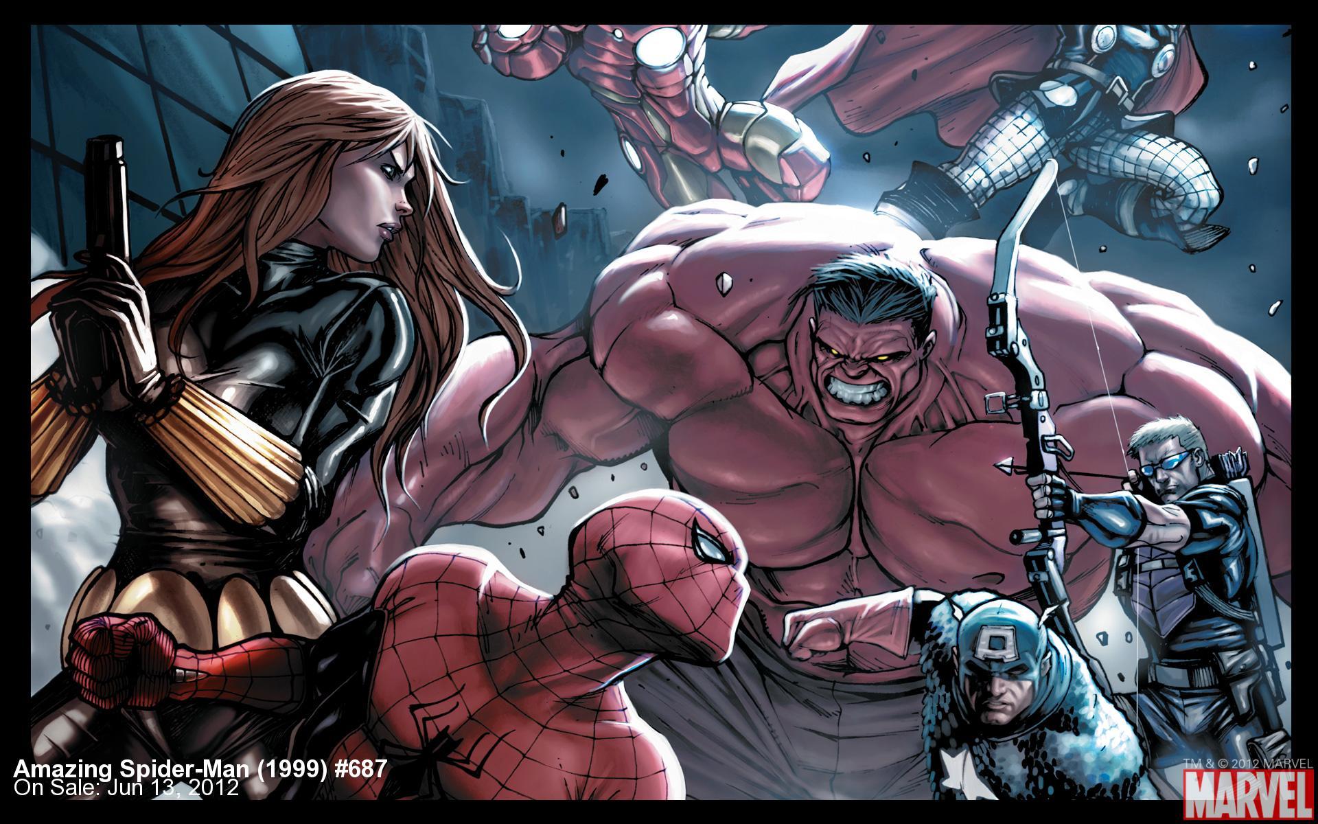 the, Amazing, Spider man, Avengers, Spider, Spiderman Wallpaper