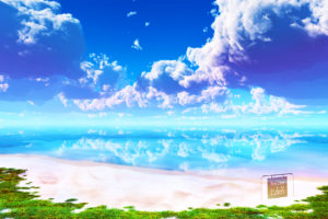 original, Beach, Clouds, Grass, Landscape, Original, Scenic, Sky, Water