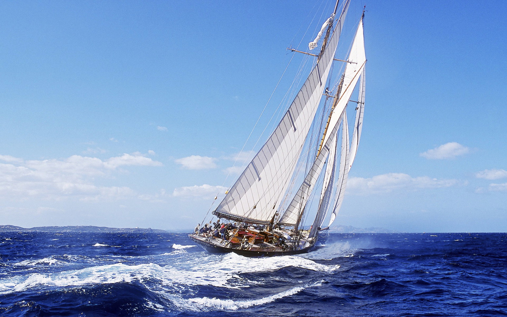 sail, Boat Wallpaper