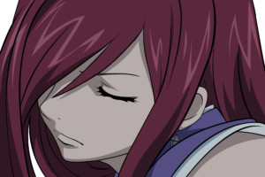 redheads, Vector, Fairy, Tail, Scarlet, Erza, Closed, Eyes, Vector, Art