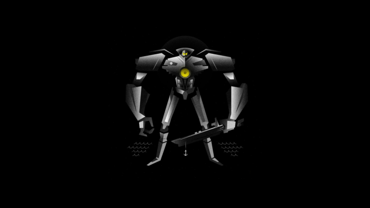 pacific, Rim, Giant, Robot, Black, Mecha HD Wallpaper Desktop Background