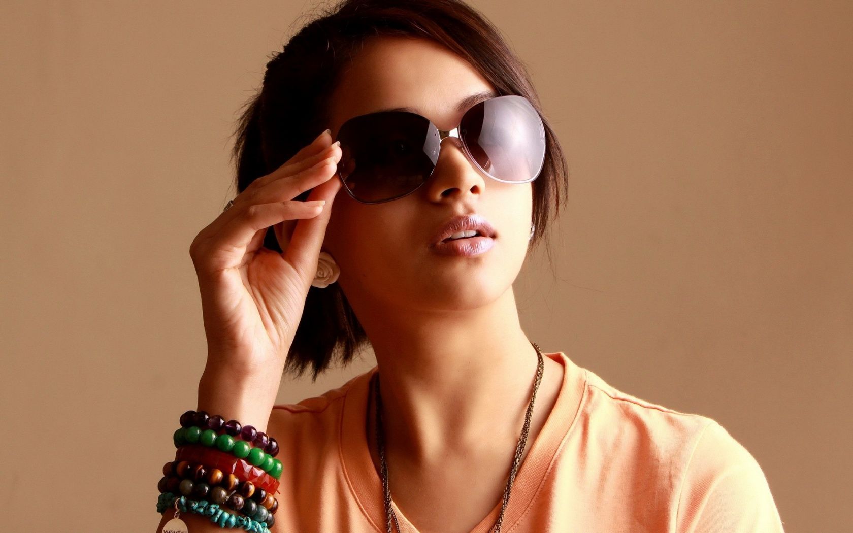 woman, Girl, Beauty, Face, Sunglasses, Actress, Bhavana, India Wallpaper