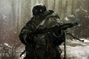 nazi, Soldier, Battle, Weapons, Weapon, Military, Winter, Snow