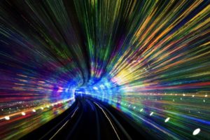 color, Tunnel, Road, Lights, Exposure, Psychedelic, Abstract