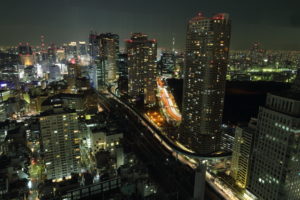 japan, Houses, Skyscrapers, Tokyo, Night