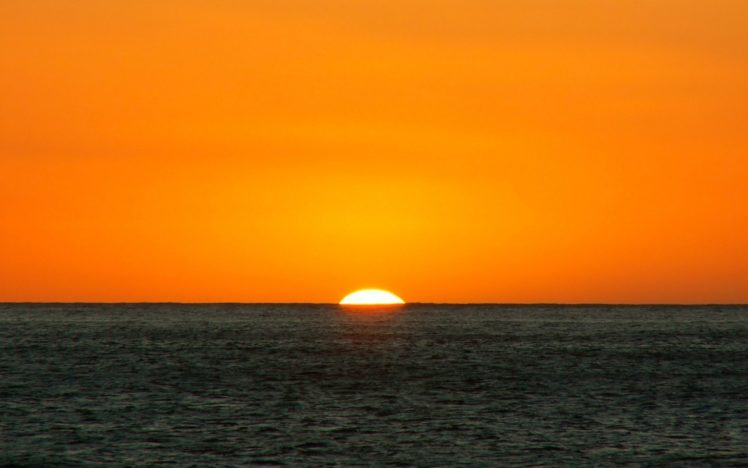sunset, Landscapes, Nature, Sea HD Wallpaper Desktop Background