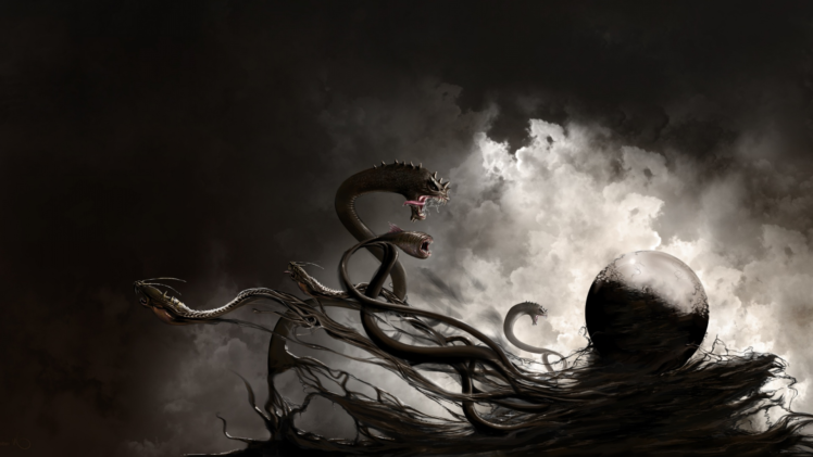monster, Abstract, Creature, Dark HD Wallpaper Desktop Background