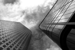 clouds, Cityscapes, Buildings, Monochrome, Skyscapes