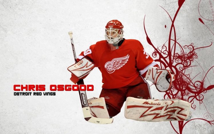 hockey, Chris, Osgood, Detroit, Red, Wings HD Wallpaper Desktop Background
