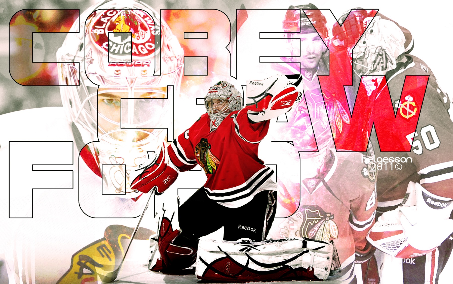 hockey, Corey, Crawford, Chicago, Blackhawks Wallpaper