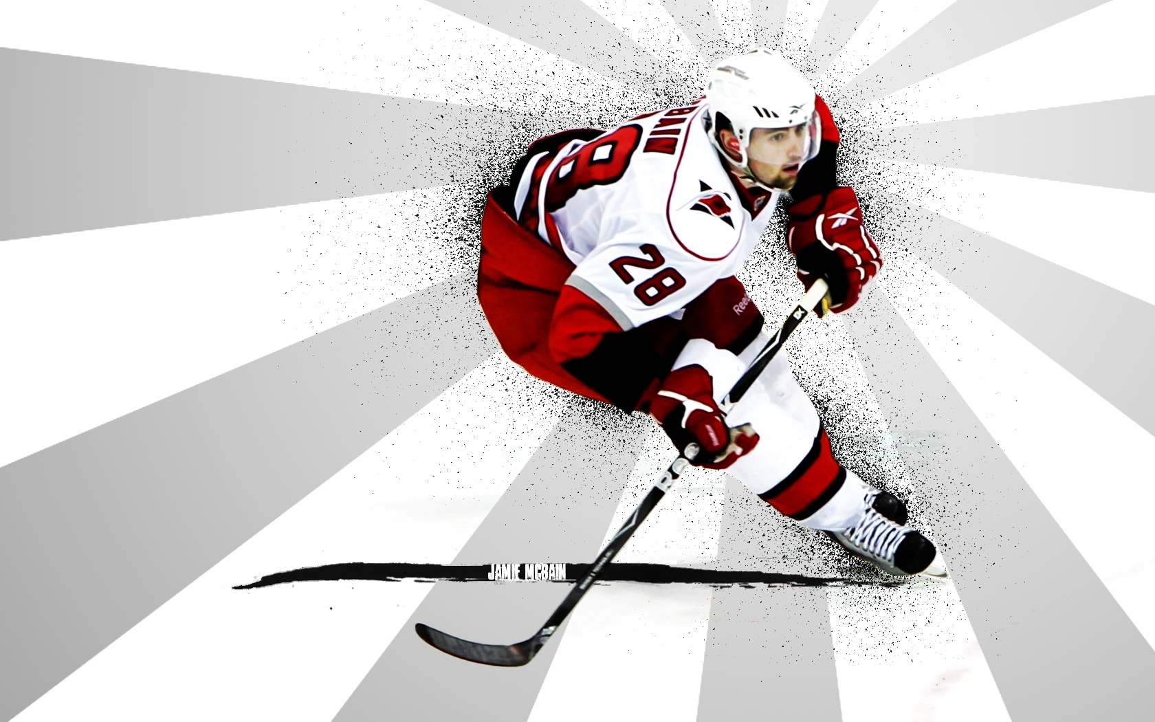 hockey, Jamie, Mcbain, Carolina, Hurricanes Wallpaper