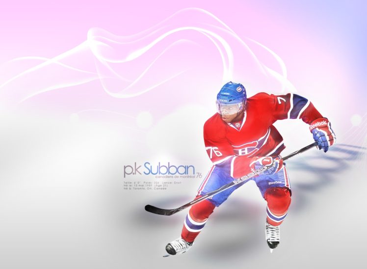hockey, P, K, , Subban, Montreal, Canadiens HD Wallpaper Desktop Background