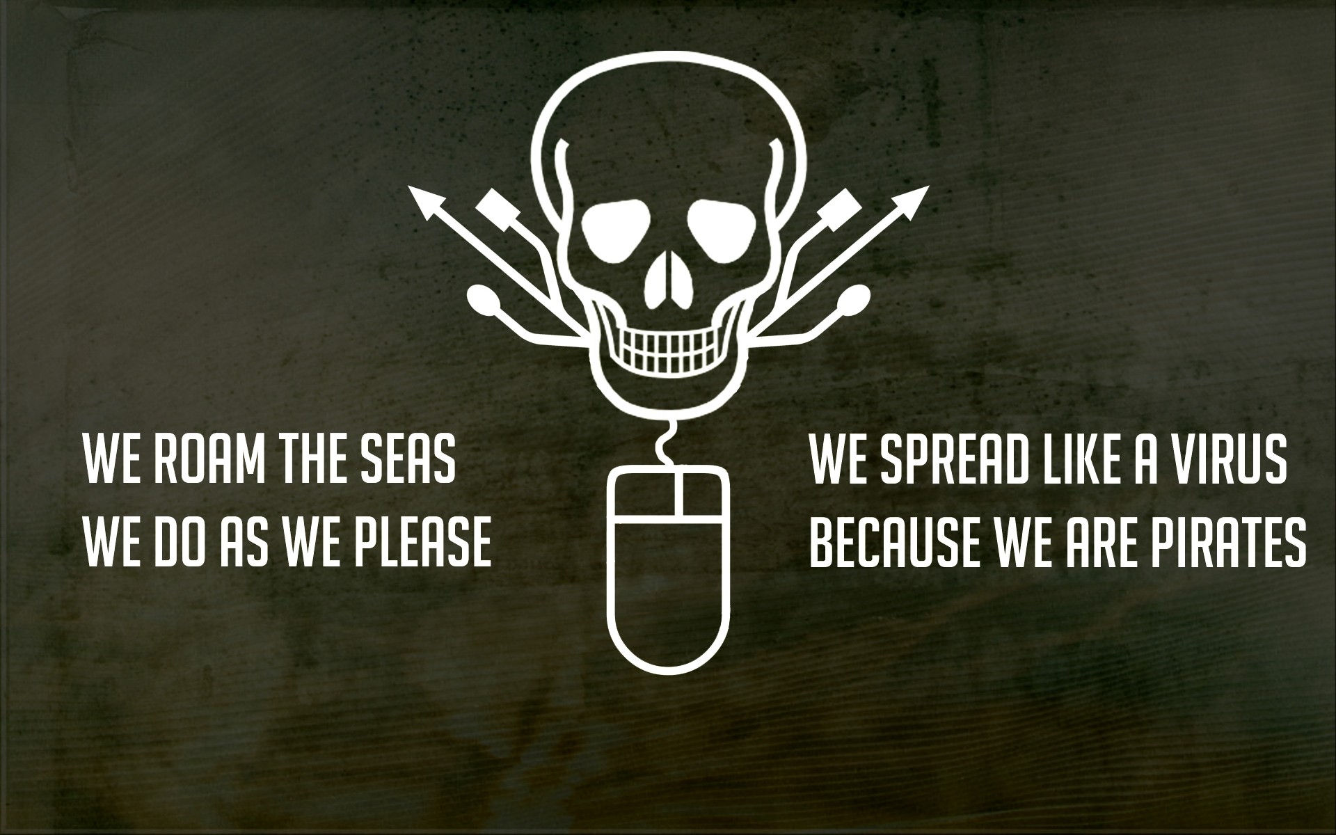 skulls, Sea, Pirates, Typography, Textures, Virus, Computer, Mouse Wallpaper
