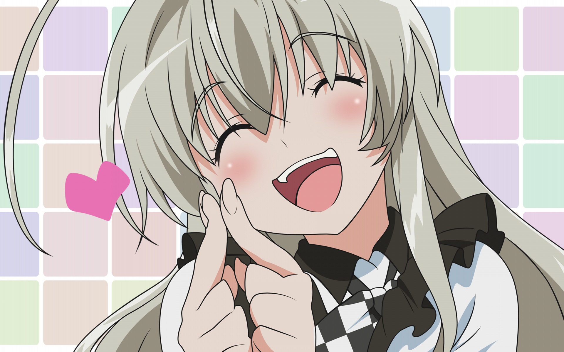 Haiyore Nyaruko San Close Long Hair Nyaruko Vector White Hair Haiyore Nyaruko San Close Long Hair Nyaruko Vector White Hair