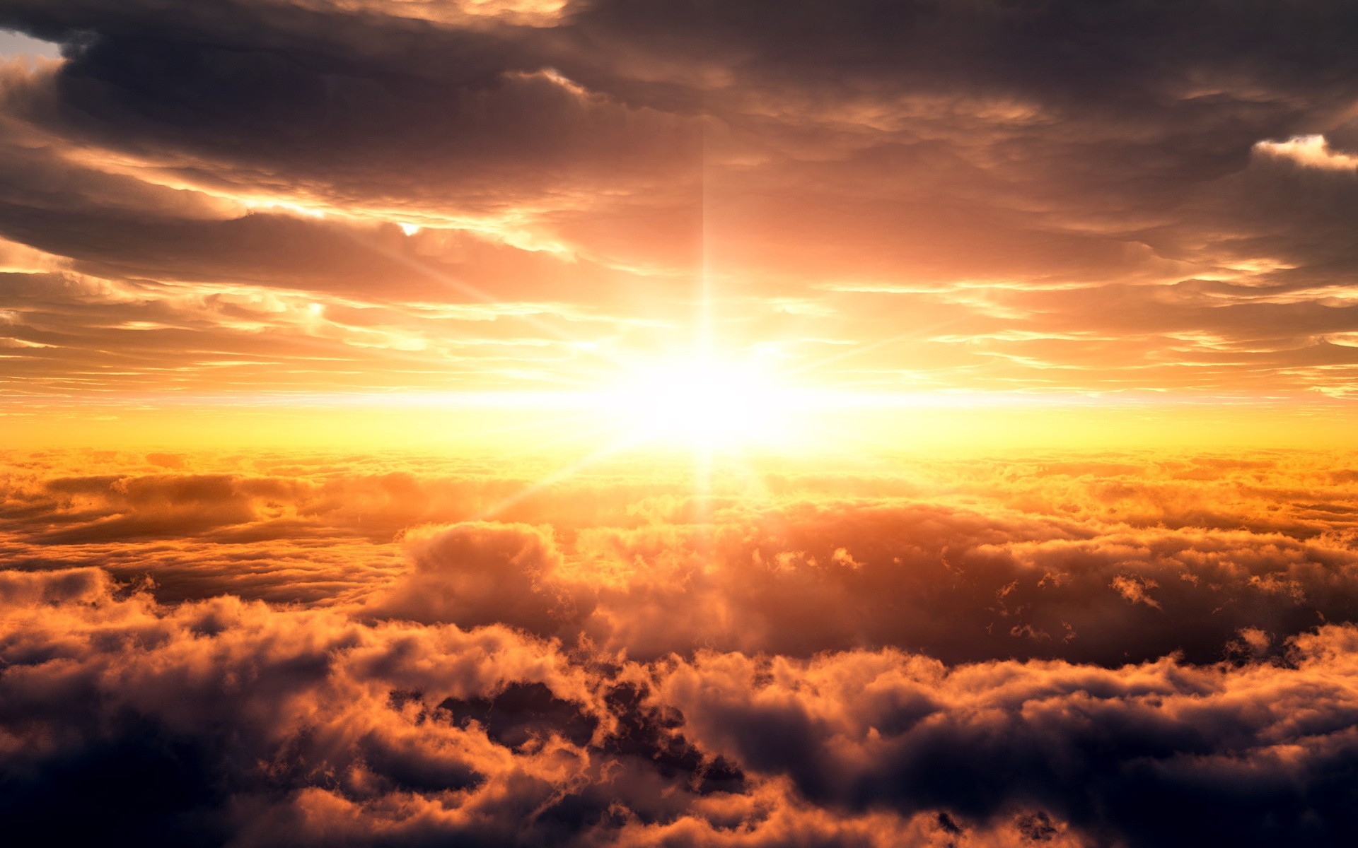 sunset, Clouds, Landscapes, Skyscapes Wallpaper