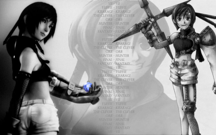 final, Fantasy, Vii, Photoshop, Weapon, Yuffie, Kisaragi HD Wallpaper Desktop Background