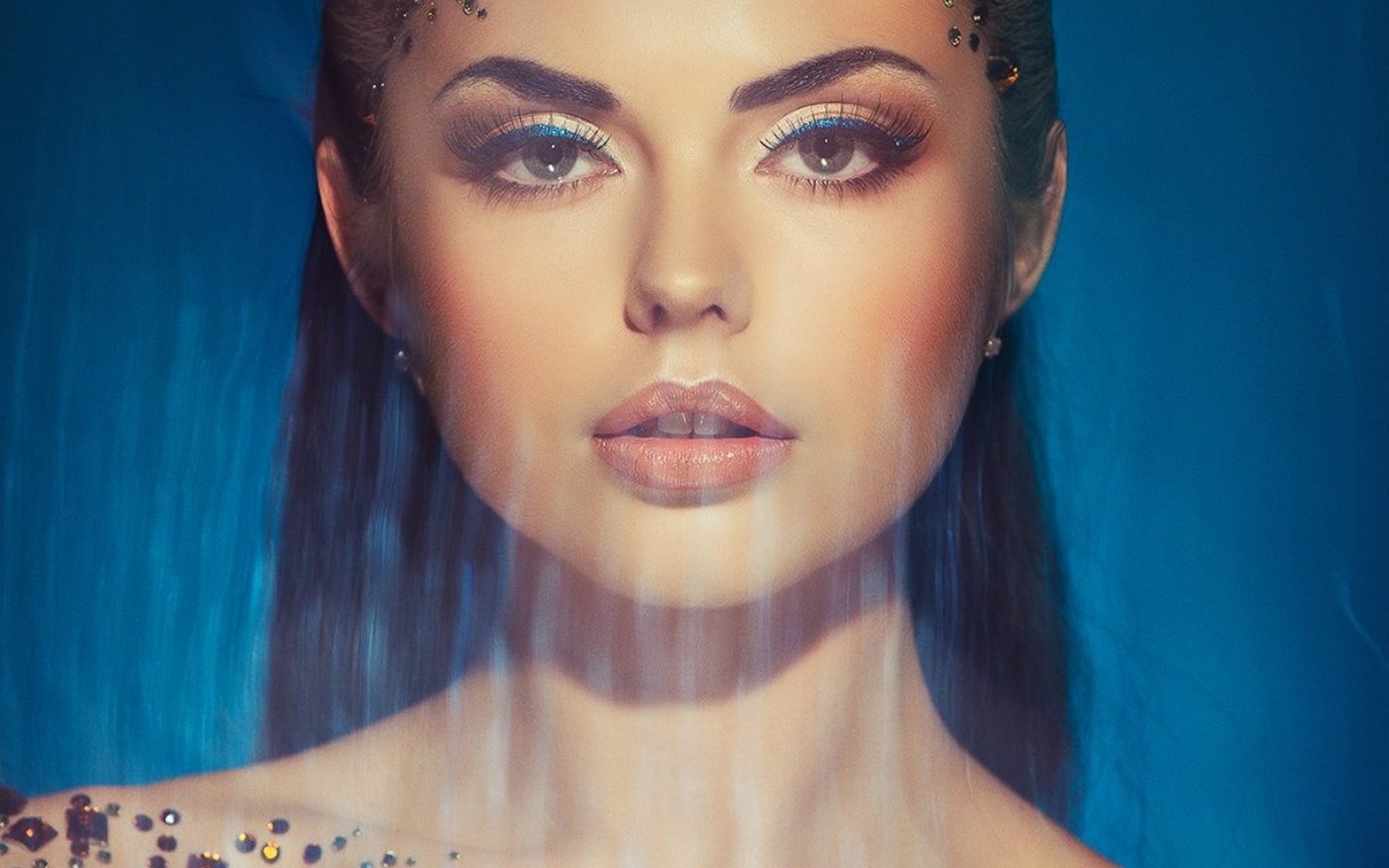 portrait, Girl, Look, Mood, Bokeh Wallpaper