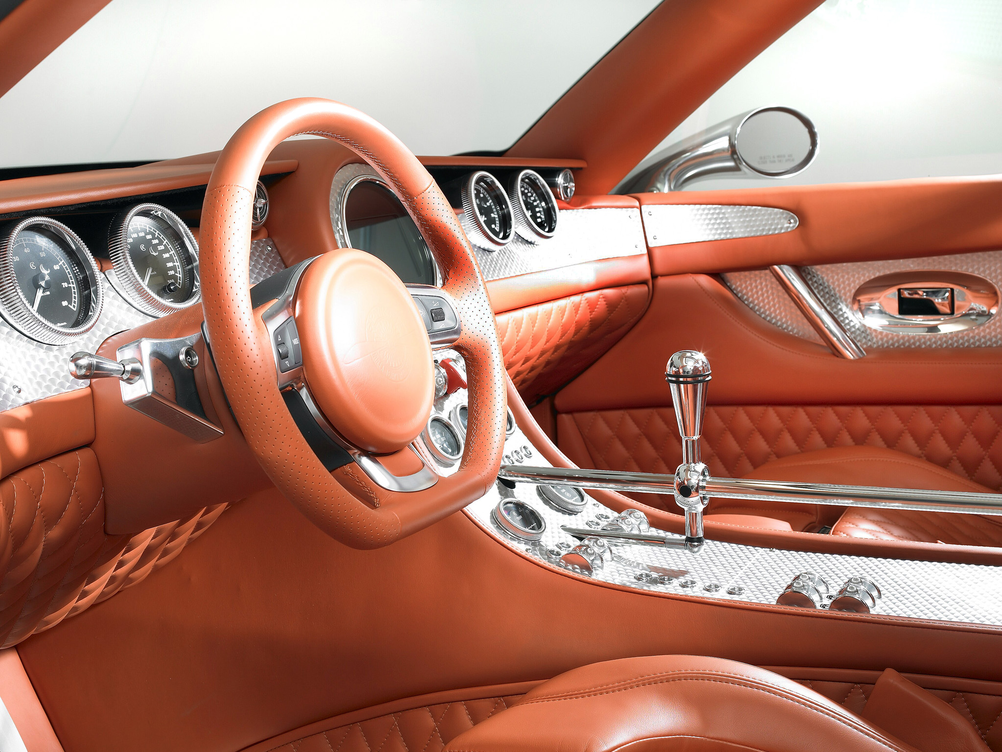 2007, Spyker, D12, Peking to paris, Concept, Supercar, Interior Wallpaper