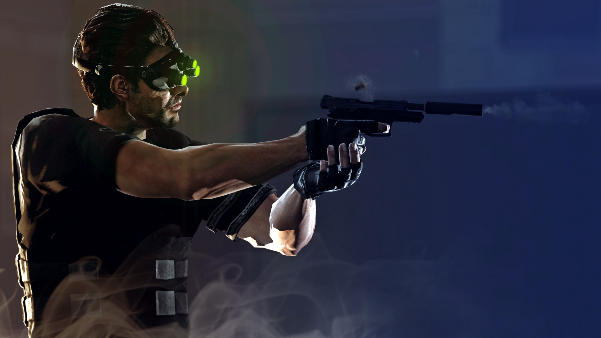 splinter, Cell, Men, Pistols, Firing, Games, Weapon, Gun, Warrior, Soldier Wallpaper