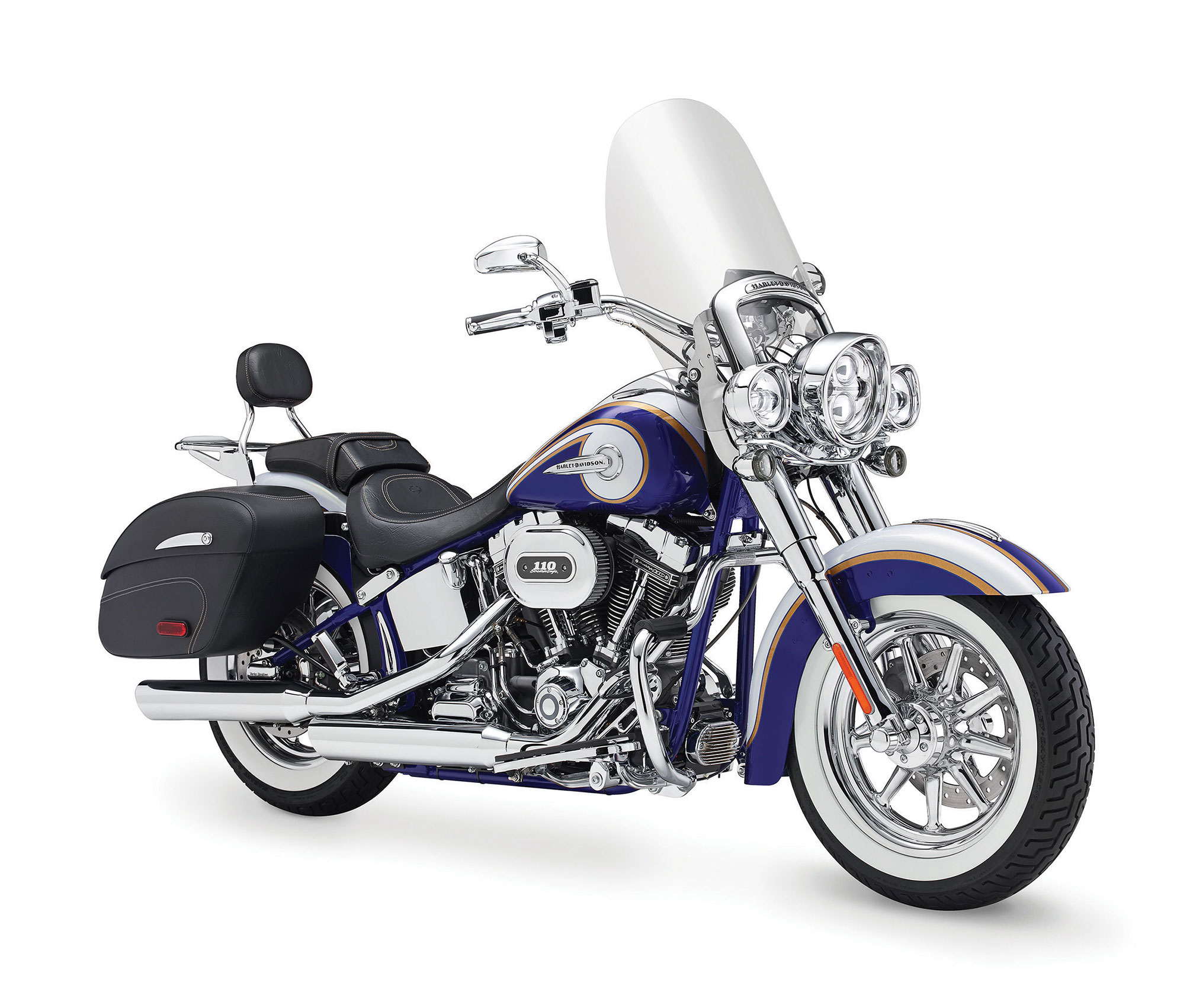 2014, Harley, Davidson, Flstnse, Cvo, Softail, Deluxe Wallpaper