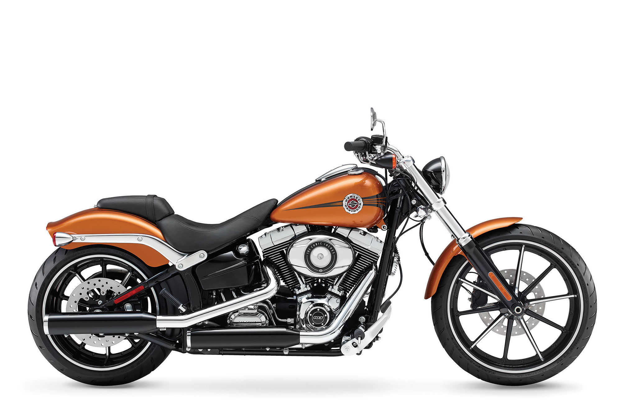 2014, Harley, Davidson, Fxsb, Breakout Wallpaper