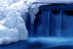 ice, Waterfall, Timelapse, Winter