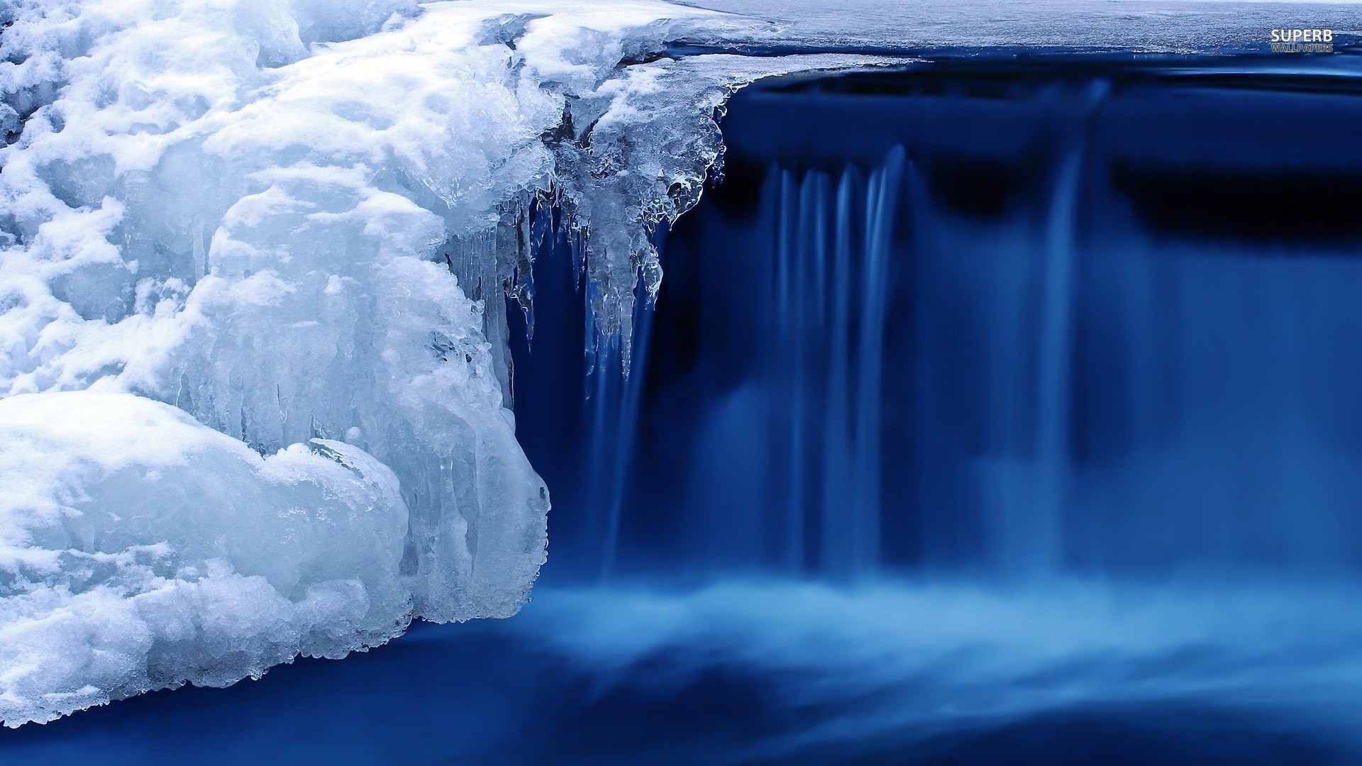 ice, Waterfall, Timelapse, Winter Wallpaper