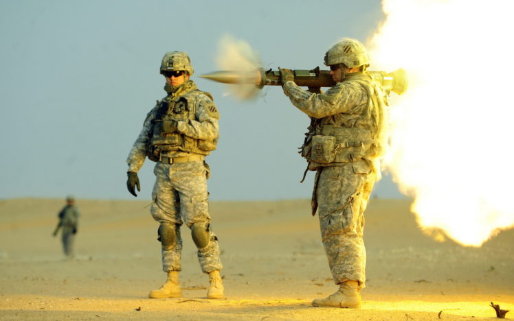 soldiers, Grenade, Launcher, Men, Us, Army, At 4, Firing, Army, Military HD Wallpaper Desktop Background