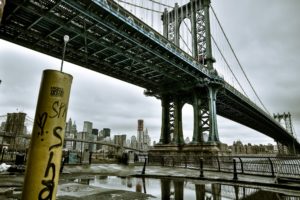 graffiti, Bridges, New, York, City, Manhattan, Bridge