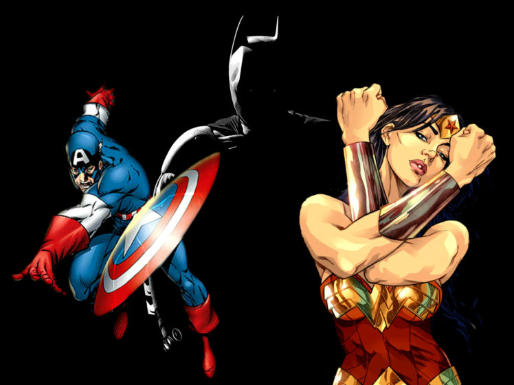 dc comics, Wonder, Woman, D c, Superhero, Girl, Batman, Captain, America  Wallpapers HD / Desktop and Mobile Backgrounds