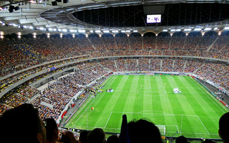 stadium, Football, National, Arena, Bucharest HD Wallpaper Desktop Background