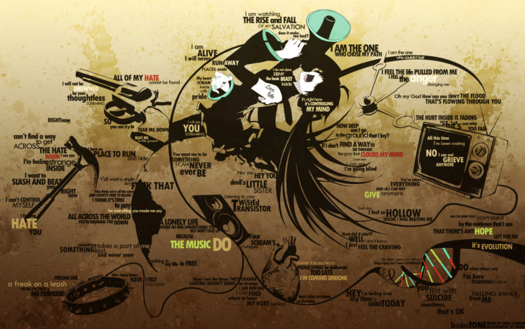 vocaloid, Hatsune, Miku, Love, Is, War, Anime HD Wallpaper Desktop Background