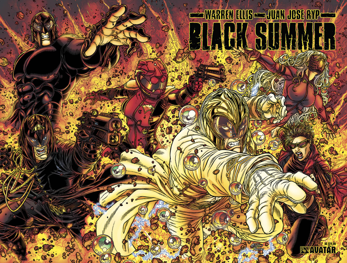black, Summer, Avatar press Wallpaper