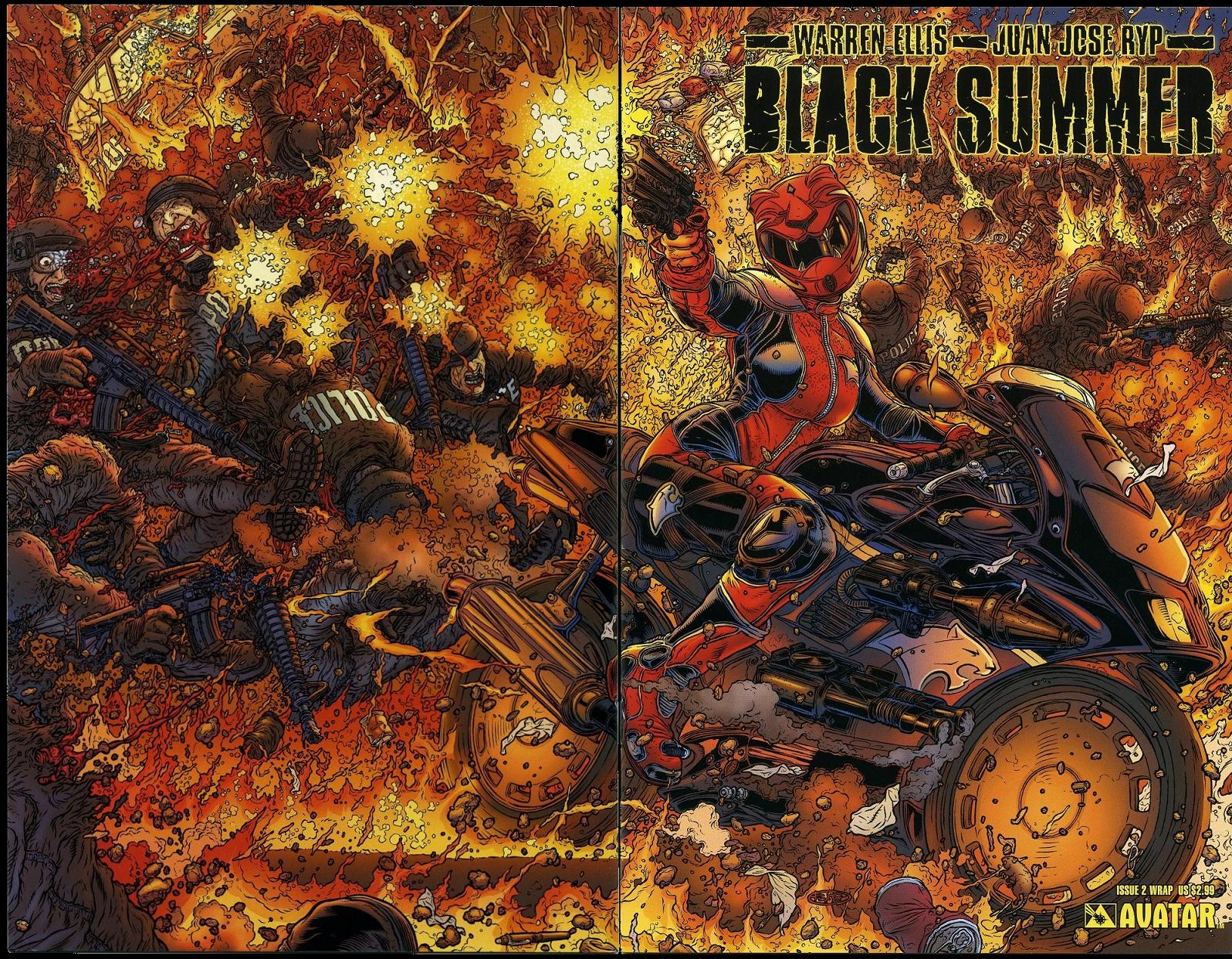 black, Summer, Avatar press Wallpaper