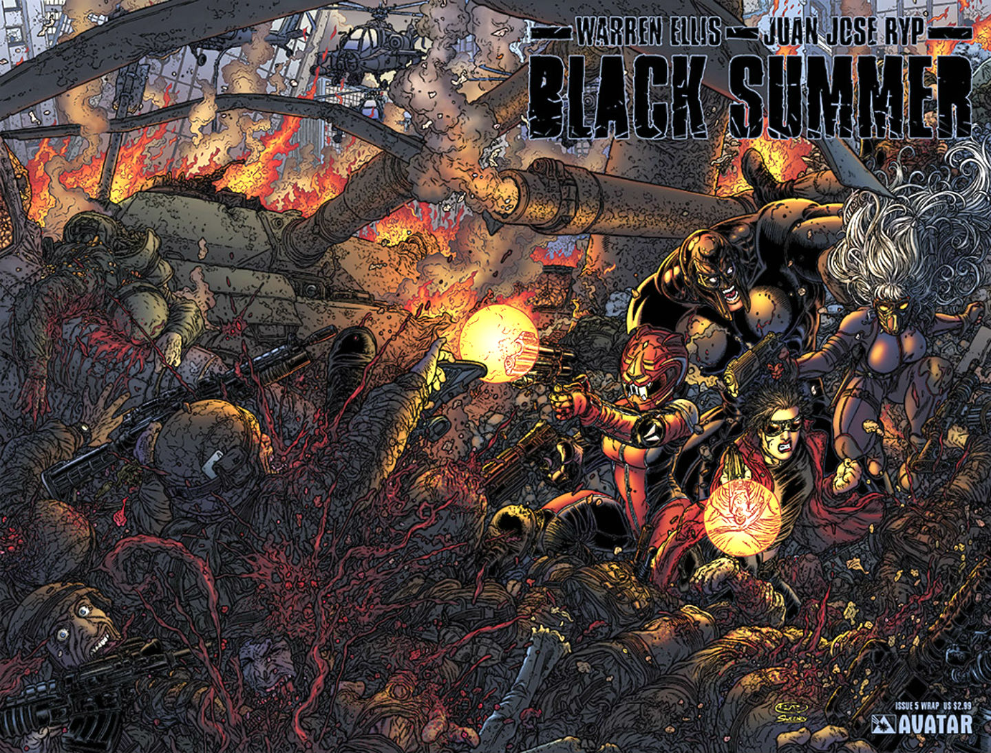 black, Summer, Avatar press Wallpaper