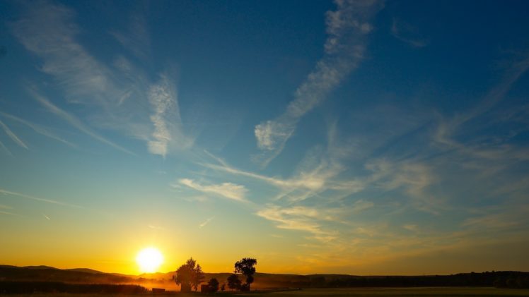 sunset, Landscapes, Nature HD Wallpaper Desktop Background