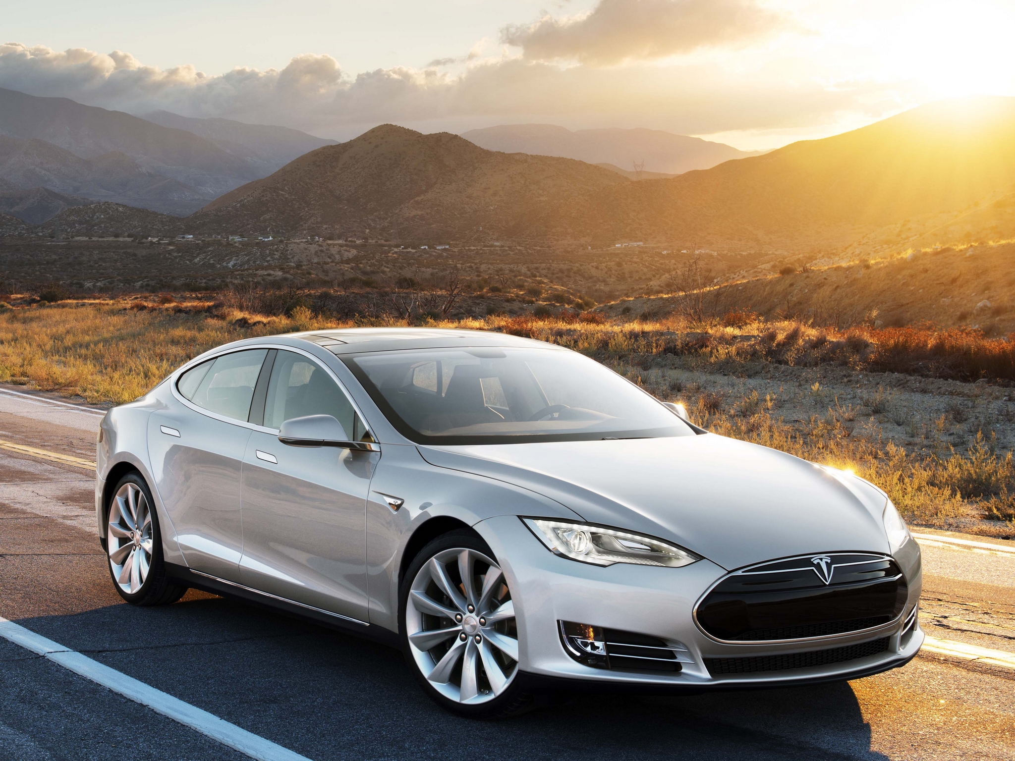 2012, Tesla, Model s, Supercar Wallpaper